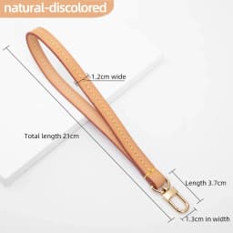 CRAZYSMITH Wrist Strap Wallet For LV POCHETTE TO-GO Handbag Handle 21cm Long Clutch Bag Straps Purse Handle Belt Bag Accessories