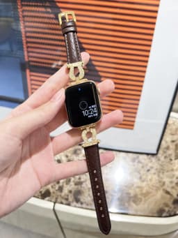 Diamond Leather strap for Apple Watch Band 44mm 45mm 38-42-40-41mm Luxury design Bracelet iwatch series 8 7 SE 6 5 4 Ultra 49mm