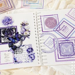 Mr. Paper 3-Pack Rainbow Frame Stickers - Multicolor Border Theme, Creative Journal Decor for DIY Frame, Phone Case & Scrapbook