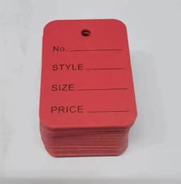 100pcs 3.5x5cm Kraft Paper Tags White Price Labels Color Blank Cards for DIY Jewelry Retail Clothes Size Tag Store Hang Labels