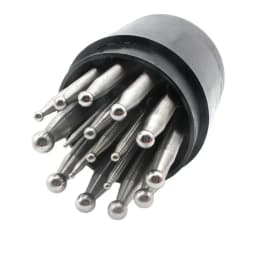 17PCS Punches Set Dapping Block for Metal Forming Doming Jewelry Smithing Tool