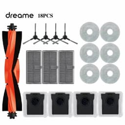 Dreame L10s Ultra Gen 2 / L30s Ultra Robot Vacuum Spare Parts Main Side Brushes Mop Cloths HEPA Filters Dust Bags Accessories
