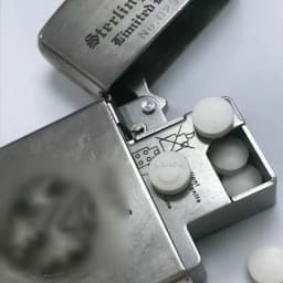 EDC Stainless Steel Insert Portable Candy Chewing Gun Medicine Box Storage Multifunction EDC Tools