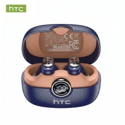 HTC NE79 TWS Bluetooth 6.0 Earbuds AI Translation 135 Languages ENC Noise Cancelling HiFi Stereo Headphones with LED Display