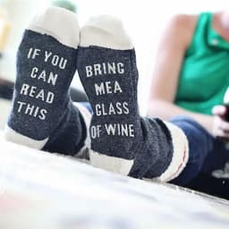 Unisex Novelty Socks 'Master Has Given Dobby a Sock Dobby Is Free' Funny Soft Cotton Letter For Women Men Christmas Present