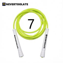 Super long 3.2 meters rope length 7mm PVC 15.5cm long handle 220 gram heavy fitness crossfit crossrope hiit skipping jump rope