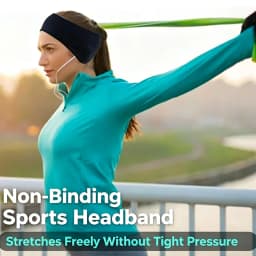 1/2/3PCS Winter Warm Ear Cover Headband Breathable Thermal Outdoor Sports Headwear Cycling Running Fitness Windproof Ear Cover