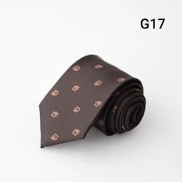7CM Luxury Men's Formal Business Neckties Professional Polyester Jacquard Brown Navy Neck Ties Wedding Party Suit Accessories