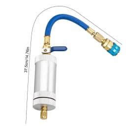 Car Refrigerant Recharge Kit Refrigerant Charge Set Quick Coupler Refrigerant Filling Tool Dispensing Valve AC Recharge Hose Kit