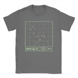 Novelty Project Hail Mary Tau Ceti Cetus System T-Shirt Men Crewneck Cotton T Shirts Amaze Short Sleeve Tee Shirt Printed merch
