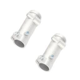 2Pcs 94mm Grass Trimmer Flexible Shaft Aluminum Connector Tube Adapter Replacement For Backpack Brush Grass Trimmers Accessories