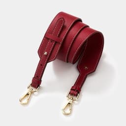 High-quality Cow Leather Wide Bag Cross Pattern Adjustable Shoulder Cross-body Leather Shoulder Strap Handbag Accessories