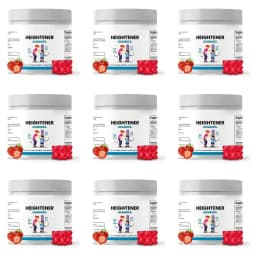 Heightener Calcium D Gummies Boost Bone Growth Reinforce Bone Strength Magnesium Zinc Growth Formula for Kids & Adults, 60 Count