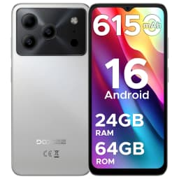 DOOGEE Note 56 Smartphone Android 16 6.56'' HD+ Screen 6150mAh Battery 24GB (3GB+21GB) RAM 64GB ROM UNISOC SC9863A Mobile Phone