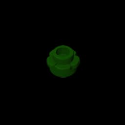 Gobricks GDS-1436 Plate, Round 1 x 1 with Flower Edge (5 Petals) compatible with lego 24866 pieces of children's DIY