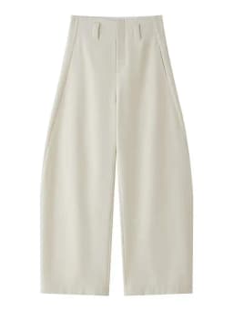 [LANMREM] Office Lady Suit Wide Leg Pants For Women High Waist Solid Color Female Casual Trousers 2025 Spring New 26Z1277