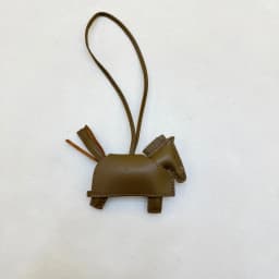 Soft Leather Pony Pendant, Car Pendant, Key Pendant, Handmade Leather New Rivets War Horse Bag Charm, Bag Charm Leather