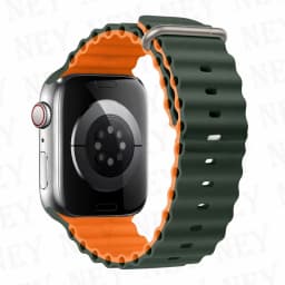 Ocean Band for Apple Watch Ultra 2 49mm 44mm 45mm 42mm 38/40/41mm silicone bracelet correa iwatch series 9 8 7 se 6 5 4 3 strap