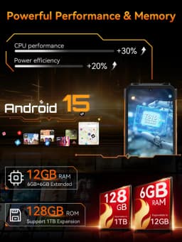 PHILIPS S8320 Rugged Smartphone 12(6+6)GB 128GB Dual Sim 6.745" 120Hz 48MP 10200mAh NFC Waterproof Camping Lamp Unlock