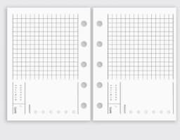 M5 5Holes Cute Loose Leaf Binder Inner Page Pocket Notebook Planner Girl Notepad Agenda Book Photo Book School Stationery