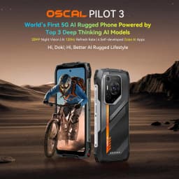 Blackview Oscal Pilot 3 5G Rugged Smartphone 6.78'' 120Hz 12GB 256GB 50MP 7500mAh Night Vision NFC Android 15 Mobile Phone