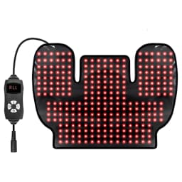 Heating Red&Infrared Light Shoulder for Body Upper Back 660nm&850nm Dual-chip LED Wearable Wrap Pad Pain Relief Muscle Relaxing