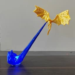 Dragon Flame Decor 3D Dragon Flame Bookshelf Nook Light Flying Fire Dragon Statue Unique Halloween Gift for Dragon Lovers