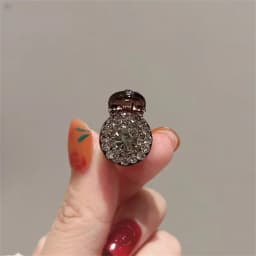 1Pc Mini Round Rhinestone Hair Claw Retro Zircon Women Girls Claw Clip Small Hairpins Hair Crabs Girls Hair Accessories Jewelry