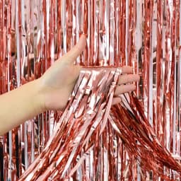 1*2M Macaron Pink Blue Fringe Curtain Door Rain Curtain Decor Photo Booth Backdrop Garland Wedding Birthday Party Decoration