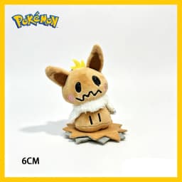 Mimikyu Eevee Plush Keychain Pocket Monster Cos Eeveelution Snorlax Doll Anime Pendant For Fan Collectible Sylveon Present Decor