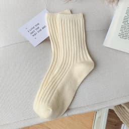 2022 New Winter Thicker Cashmere Wool Women Socks Casual japanese fashion Solid Color Long Sock Girls Thermal Warm Crew Sock