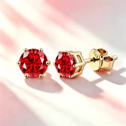 Classic 100% Moissanite Stud Earrings with Lace Six-Prong High-End Texture Elegant and Stylish Earrings