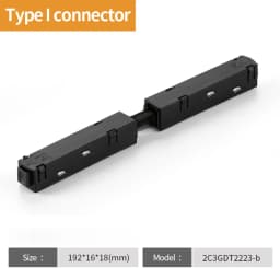 2m Magnetic Rail Linear Magnetic Track Lighting Accessories 2 Meters Ceiling Magnet Track Kits 48V Power Supply Corner Connector
