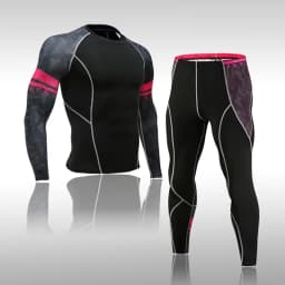 Men's Compression Sport Suits Gym Tights Training Clothes Workout Jogging Set Running Rashguard Tracksuit Sportswear For Men