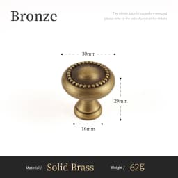 Santaya Bronze Solid Antique Brass Cabinet Handles Wardrobe Pull Cupboard Door Knob Kitchen Cabinet Handles Bronze Pulls