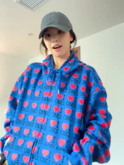 Retro Sweet Cool Design Printed Open Cardigan Sweatshirt Women's Spring Autumn Couple's Letter Heart Print Outerwear