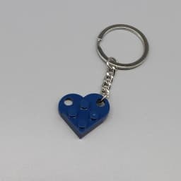3176 DIY Heart Key Ring Necklace Toys for Children Coupling Plate 2x3 with Rounded End and Pin Hole MOC Building Block Brick