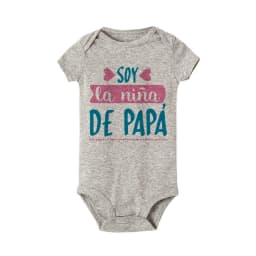 No Falling in Love I'm My Dad's Spanish Printed Baby Bodysuit Funny Newborn Jumpsuit Toddler Summer Clothes Infant Shower Gifts