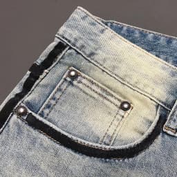 Spring and Autumn New Fashion Trend Solid Color Straight Leg Stretch Denim Jeans Men's Casual Sports Vintage High Quality Jeans