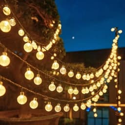 Outdoor Solar Crystal Globe Lights 8 Modes Xmas Waterproof Crystal Balls Lamp for Patio Wedding Halloween Christmas Tree Decor