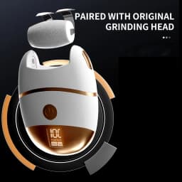 USB Charging, Digital Display, Portable and Easy to Use, Rechargeable Thick Leather Polishing Foot Polisher