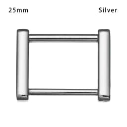 1PCS Metal Detachable open Rectangle Screw Rings Buckle Strap Connector for Leather Craft Bag Strap Belt Handle Shoulder Webbing