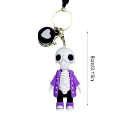 Skull Keychain Scary Skeleton Key Chain 8cm Backpack Purse Key Holder Portable Key Chain Bag Pendant For Men Women