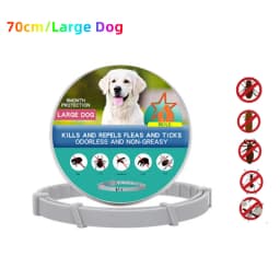 Extendable Pet Flea Collar Antiparasitic Necklace Personalized Anti Flea and Tick Big Dog Puppy Cat Anti-Flea Collar Ticks Dogs