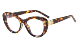 Personalized Cat-Eye Large Frame Anti-Blue Light Glasses New Light Luxury Casual Glasses Frame Fashionable Women's Glasses Frame