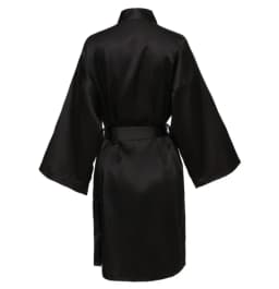 Wedding Party Team Bride Robe With Black Letters Kimono Satin Pajamas Bridesmaid Bathrobe SP2000