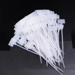 500-100Pcs Cable Labels Tags Nylon Cable Tie Tag for Cable Management Colorful Waterproof Loop Ties Markers Tag Self-locking Zip