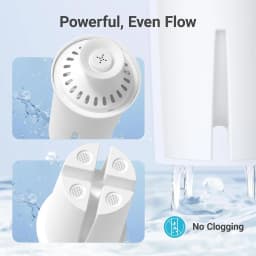 AQUA CREST CF06A Replacement for Brita® Filter, Brita® Water Pitchers and Dispensers, Classic OB03, Mavea® 107007, and More, NSF Certified Pitcher Water Filter, 5 Pack
