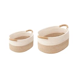 Rope Woven Baskets for Organizing Storage Basket Basket Sturdy Gift Basket Empty for Living Room Office Tabletop Home