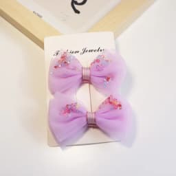 New fashion Korean version cute mesh bow children's hairpin headwear